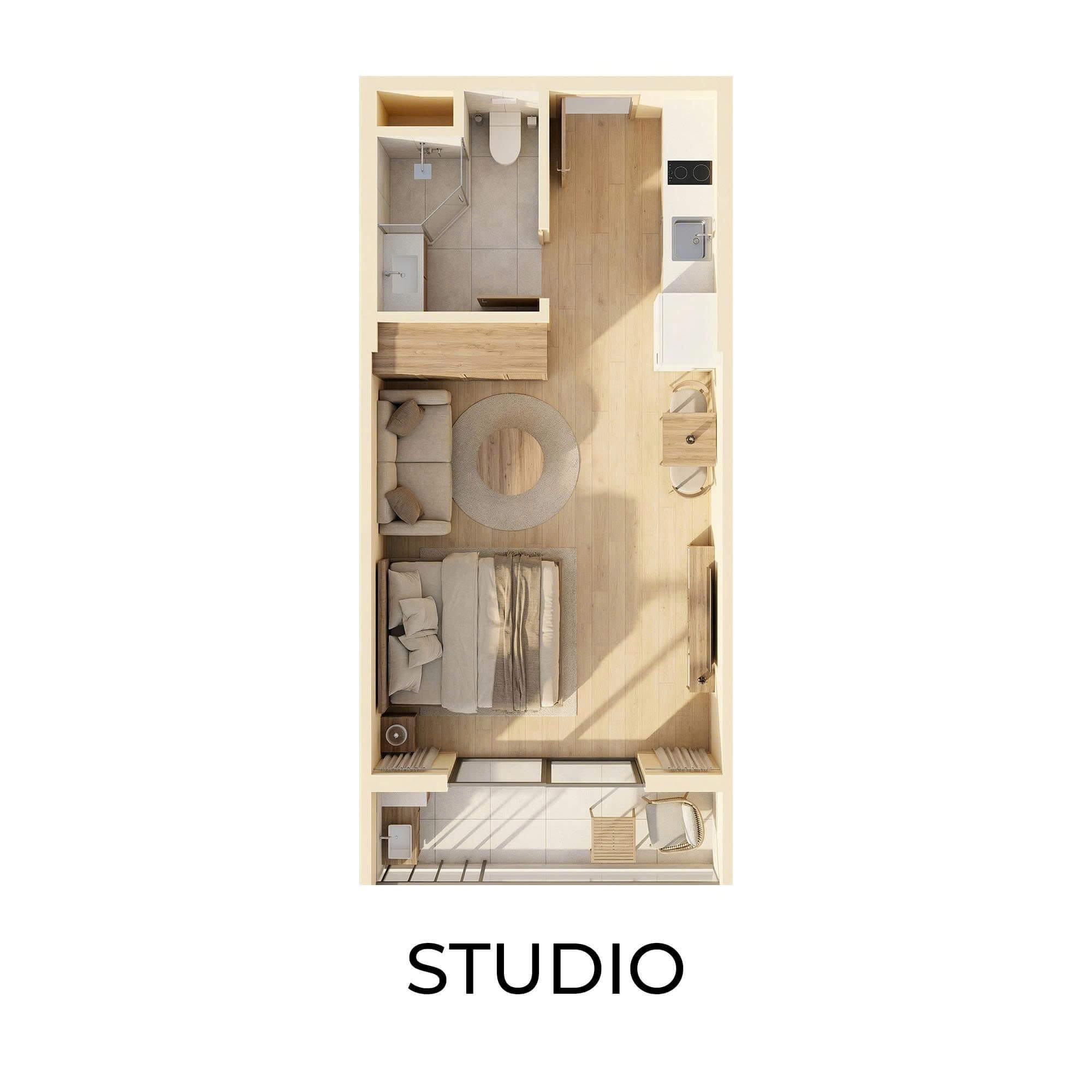 The Cityon Nghĩa Trụ - căn hộ studio – lựa chọn dòng tiền cho thuê